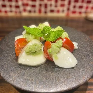 吟醸香る ずんだのカプレーゼ