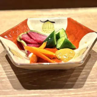 地野菜の麹漬け