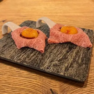 尾崎牛のユッケ(1貫)
