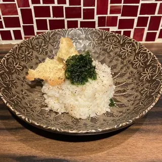 磯香る野菜出汁のリゾット風