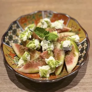 イチジクのカプレーゼ~富澤緑茶ジェノベーゼ~