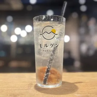 果肉たっぷり梅干しサワー